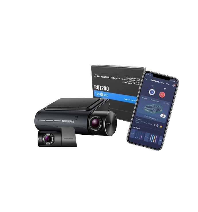Thinkware | Q850 64GB 2CH Hardwire with LTE-Wifi Router